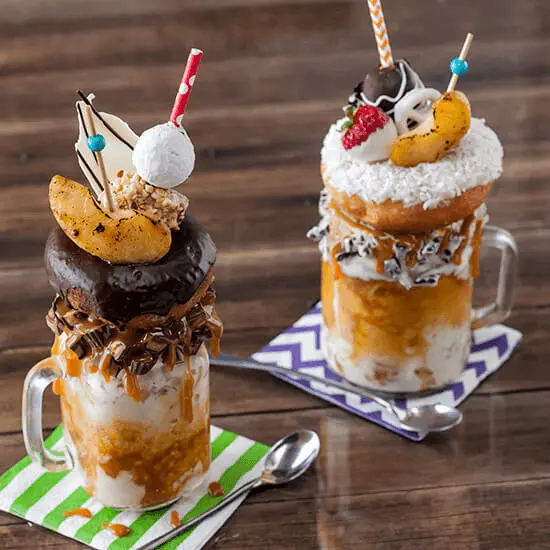 Caramel Fuji Apple Donut Shake